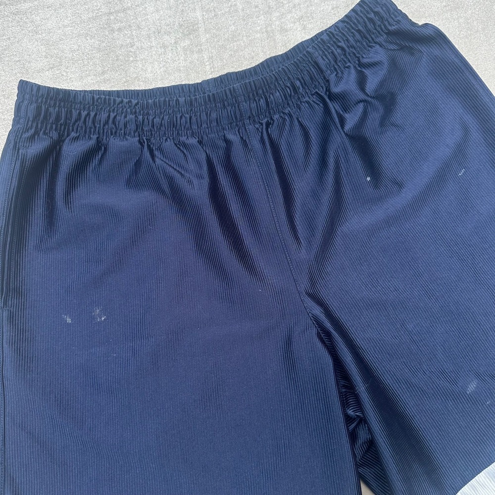 Vintage Nike Basketball Shorts Men's Large Navy White Y2K Swoosh Athletic - Picture 7 of 9